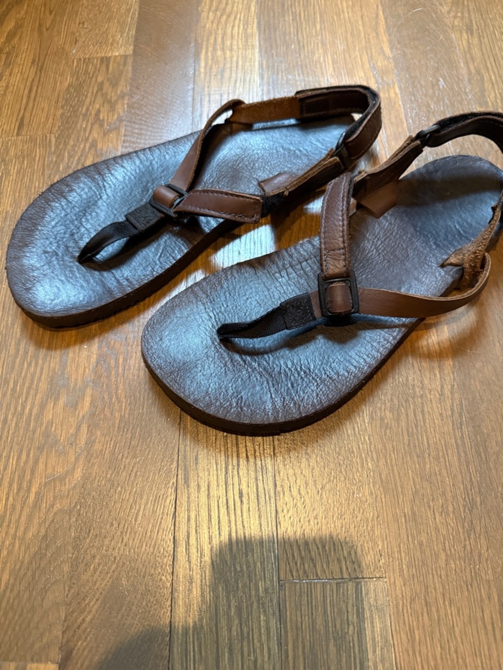 Men's Shamma Super Goats Leather Sandals - Size 10 - Picture 2 of 6